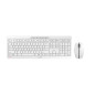 CHERRY Stream Desktop Recharge tastiera Mouse incluso Universale RF Wireless QWERTY Inglese Grigio