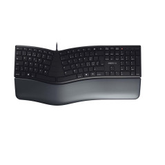 CHERRY KC 4500 ERGO tastiera Ufficio USB QWERTZ Svizzere Nero