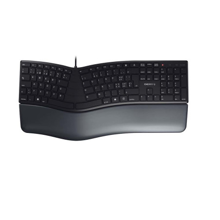 CHERRY KC 4500 ERGO tastiera Ufficio USB QWERTZ Svizzere Nero