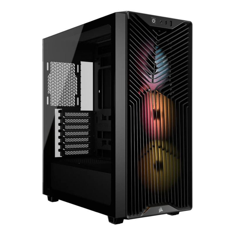 Corsair 3200D RS ARGB Mid-Tower PC Case - Smoke Midi Tower Nero Corsair 3200D RS ARGB Mid-Tower PC Case - Smoke Midi Tower Nero