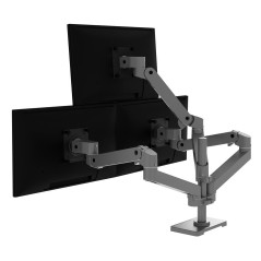 Ergotron 98-734-293 Supporti a parete per TV Scrivania Grigio scuro