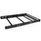 StarTech.com Guide rack universali 1U - Staffe di montaggio fisse - Binari per rack da 19" a profondità regolabile per