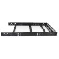 StarTech.com Guide rack universali 1U - Staffe di montaggio fisse - Binari per rack da 19" a profondità regolabile per