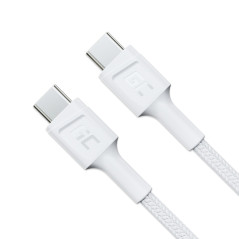 Green Cell GC PowerStream cavo USB USB 3.2 Gen 1 (3.1 Gen 1) 0,3 m USB C 0,48 Gbit/s 60 W Bianco
