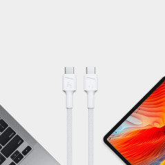 Green Cell GC PowerStream cavo USB USB 3.2 Gen 1 (3.1 Gen 1) 0,3 m USB C 0,48 Gbit s 60 W Bianco