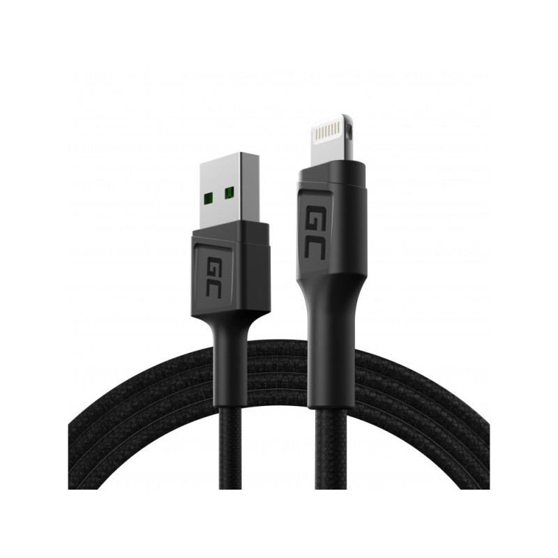 Green Cell KABGC21 cavo Lightning 1,2 m Nero Green Cell KABGC21 cavo Lightning 1,2 m Nero
