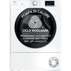 Hoover H-DRY 350 Asciugatrice 8 Kg, Pompa di Calore, Libera Installazione, 85 x 60 x 58,5 cm (AxLxP), Classe D