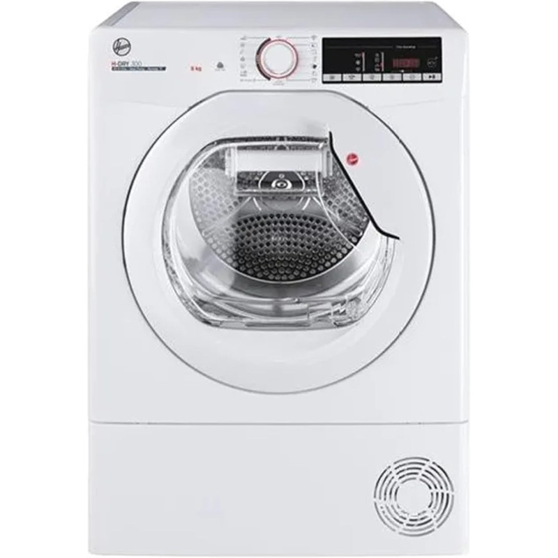 Hoover HL EH8N1DE-S Asciugatrice 8 Kg, con Pompa di Calore, Libera Installazione, Classe energetica E