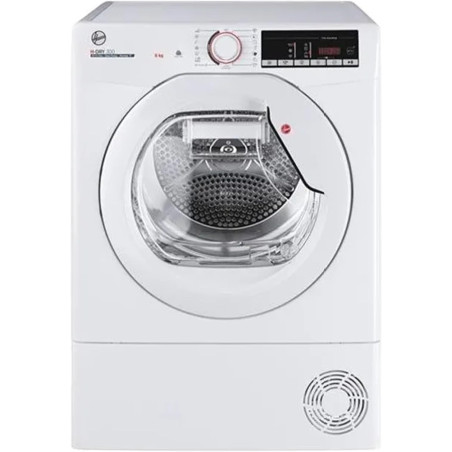 Hoover HL EH8N1DE-S Asciugatrice 8 Kg, con Pompa di Calore, Libera Installazione, Classe energetica E