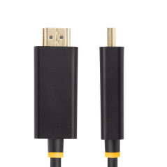 StarTech.com Cavo DisplayPort a HDMI da 1m, Cavo Adattatore DP a HDMI 2.0b 4K 60Hz con HDR, Convertitore Video Attivo