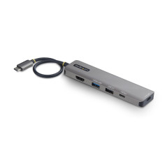 StarTech.com Adattatore USB-C a HDMI Multiport con Power Delivery 140W, 4K 60Hz, Hub USB 10Gbps, Mini Dock Tipo-C per MacBook,