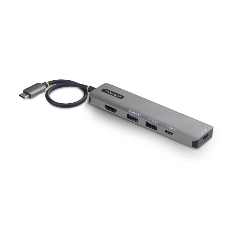 StarTech.com Adattatore USB-C a HDMI Multiport con Power Delivery 140W, 4K 60Hz, Hub USB 10Gbps, Mini Dock Tipo-C per MacBook,