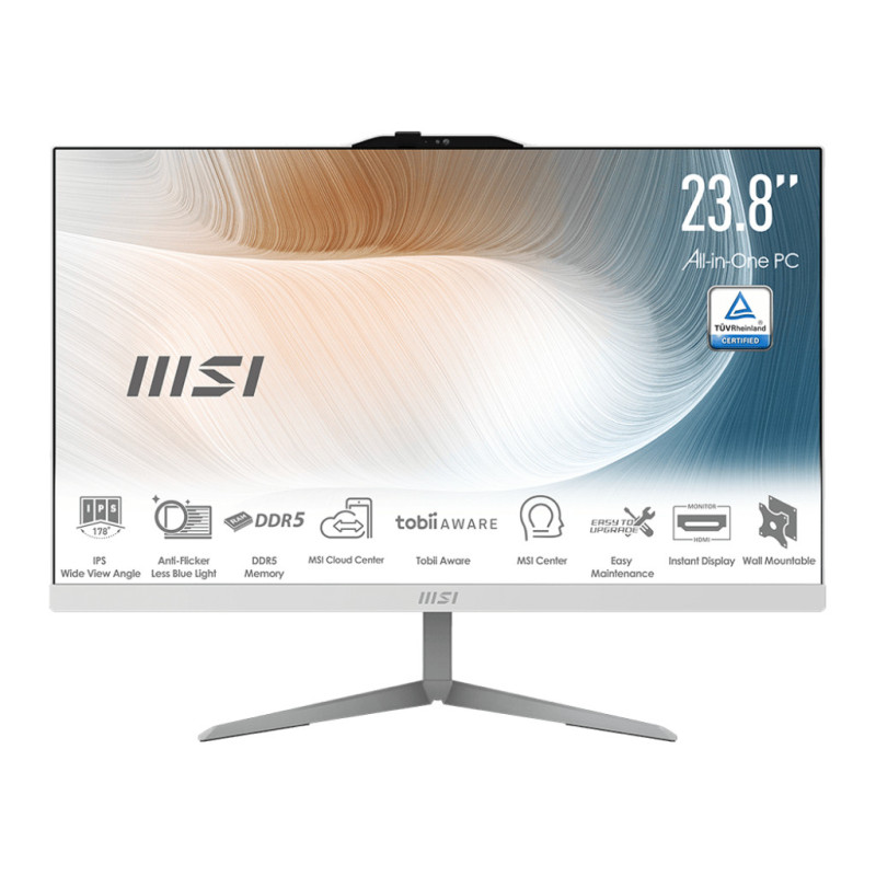 MSI Modern AM242 1M-1236 Intel Core 5 120U 60,5 cm (23.8") 1920 x 1080 Pixel PC All-in-one 8 GB DDR5-SDRAM 512 GB SSD Windows