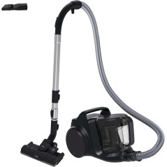 Hoover HP2Z10A 011 potente aspirapolvere senza sacchetto per pavimenti duri e tappeti, leggero e compatto