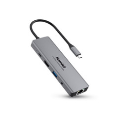 Hamlet HDKC-PD200 replicatore di porte e docking station per laptop Cablato USB 3.2 Gen 1 (3.1 Gen 1) Type-C Grigio