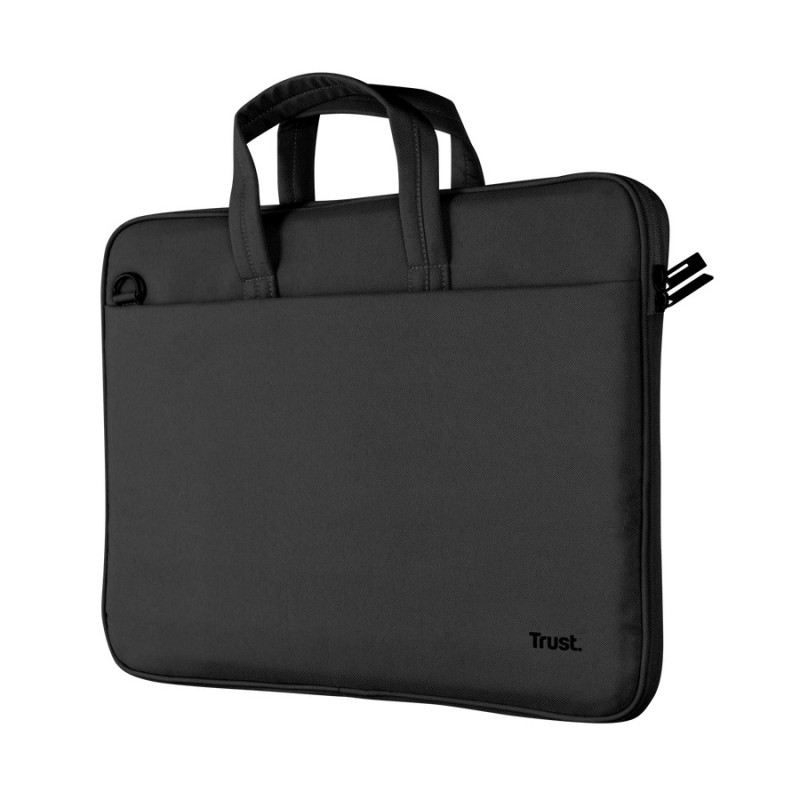 Trust Bologna 35,6 cm (14") Borsa con caricamento dall'alto Nero Trust Bologna 35,6 cm (14") Borsa con caricamento dall'alto Nero