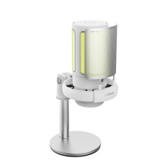 Trust GXT 238W Auron Grigio, Bianco Microfono per podcast
