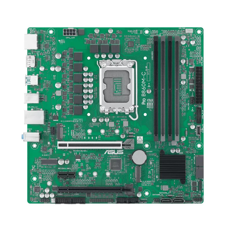 ASUS PRO B860M-C-CSM Intel B860 LGA 1851 (Socket V1) micro ATX ASUS PRO B860M-C-CSM Intel B860 LGA 1851 (Socket V1) micro ATX