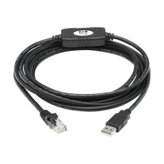 Tripp Lite U009-010-RJ45-X adattatore per inversione del genere dei cavi RJ-45 USB 2.0 Type-A Nero