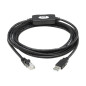 Tripp Lite U009-010-RJ45-X adattatore per inversione del genere dei cavi RJ-45 USB 2.0 Type-A Nero Tripp Lite U009-010-RJ45-X adattatore per inversione del genere dei cavi RJ-45 USB 2.0 Type-A Nero
