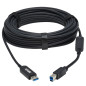 Tripp Lite U328F-15M cavo USB USB 3.2 Gen 1 (3.1 Gen 1) USB A USB B 5 Gbit/s Nero Tripp Lite U328F-15M cavo USB USB 3.2 Gen 1 (3.1 Gen 1) USB A USB B 5 Gbit/s Nero