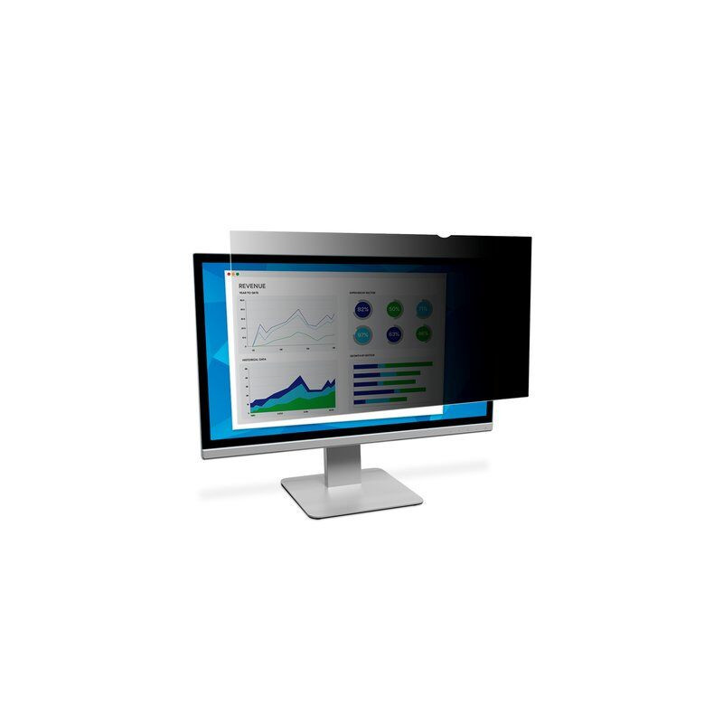 3M PF215W9B schermo anti-riflesso 54,6 cm (21.5") Monitor Filtro per la privacy senza bordi per display