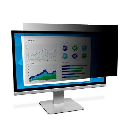 3M PF215W9B schermo anti-riflesso 54,6 cm (21.5") Monitor Filtro per la privacy senza bordi per display