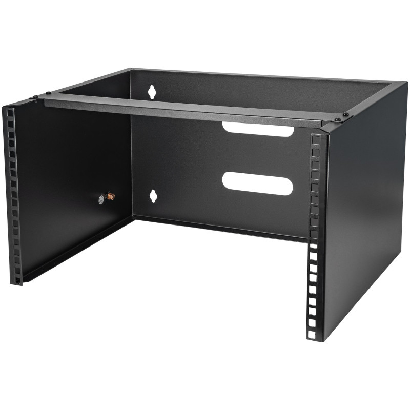 StarTech.com Staffa Rack 19" 6U a Parete - Profondità 35 cm Profilo Basso - Rack 19 pollici per Switch, Patch Panel, Server e StarTech.com Staffa Rack 19" 6U a Parete - Profondità 35 cm Profilo Basso - Rack 19 pollici per Switch, Patch Panel, Server e