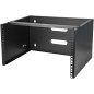 StarTech.com Staffa Rack 19" 6U a Parete - Profondità 35 cm Profilo Basso - Rack 19 pollici per Switch, Patch Panel, Server e StarTech.com Staffa Rack 19" 6U a Parete - Profondità 35 cm Profilo Basso - Rack 19 pollici per Switch, Patch Panel, Server e