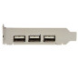 StarTech.com Scheda Pci Express basso prfilo con 4 porte USB 2.0 ad alta velocità StarTech.com Scheda Pci Express basso prfilo con 4 porte USB 2.0 ad alta velocità