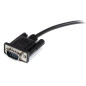 StarTech.com Cavo seriale diretto RS232 DB9 3m nero - M/F