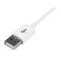 StarTech.com Cavo di prolunga USB 2.0 da 1 m A ad A - M/F, colore bianco StarTech.com Cavo di prolunga USB 2.0 da 1 m A ad A - M/F, colore bianco