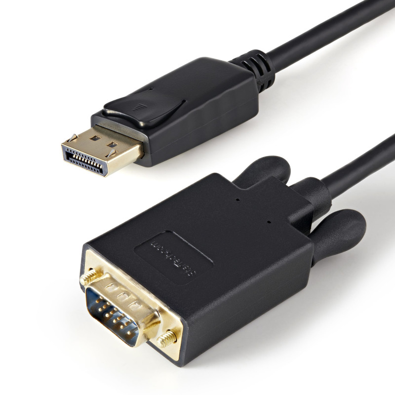 StarTech.com Cavo da DisplayPort a VGA da 1 m - Cavo adattatore da DisplayPort a VGA attivo - Video 1080p - Cavo monitor da DP StarTech.com Cavo da DisplayPort a VGA da 1 m - Cavo adattatore da DisplayPort a VGA attivo - Video 1080p - Cavo monitor da DP