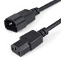 StarTech.com Cavo Prolunga di Alimentazione da 1m, Prolunga Elettrica AC per Computer/Stampante/Monitor da C14 a C13, 10A-125V, StarTech.com Cavo Prolunga di Alimentazione da 1m, Prolunga Elettrica AC per Computer/Stampante/Monitor da C14 a C13, 10A-125V,