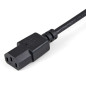 StarTech.com Cavo Prolunga di Alimentazione da 1m, Prolunga Elettrica AC per Computer/Stampante/Monitor da C14 a C13, 10A-125V, StarTech.com Cavo Prolunga di Alimentazione da 1m, Prolunga Elettrica AC per Computer/Stampante/Monitor da C14 a C13, 10A-125V,