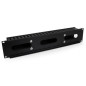 StarTech.com Pannello Gestione Cavi Orizzontale per armadi rack 2U con canalina passacavi a denti e copertura StarTech.com Pannello Gestione Cavi Orizzontale per armadi rack 2U con canalina passacavi a denti e copertura