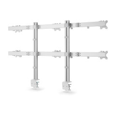 StarTech.com 6-MONITOR-ARM-A Supporti a parete per TV 81,3 cm (32") Scrivania Bianco