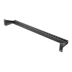 StarTech.com Pannello passacavi montabile a rack 1U con profondità regolabile, Guida di supporto per cavi per server armadi