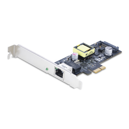 StarTech.com Scheda di rete PoE NBASE-T a 1 porta da 2,5 Gbps, Intel I225-V, 802.3af at PoE+ Multi-Gigabit NIC, scheda LAN PCI