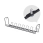 StarTech.com Vassoio Porta Cavi Sotto Scrivania da 61,5 cm, Canalina in Metallo tipo Cestello per Multipresa, Gestione Cavi con