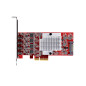 StarTech.com Scheda PCIe USB-C a 4 Porte, USB 3.2 10Gbps, Scheda di Espansione PCI Express USB Type-C con 4 Controller USB
