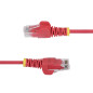 StarTech.com Cavo Ethernet CAT6 Rosso da 7m Patch UTP con Plug RJ45 Antigroviglio e Rilievi di Trazione, Cavo Lan Slim in Rame
