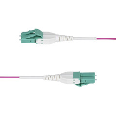 StarTech.com Cavo in fibra ottica multimodale da 40m LC a LC (UPC) OM4 Viola Erica, 50 125 µm, 40G 100G, LOMMF VCSEL, cavo in