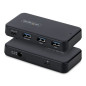 StarTech.com Hub 4 Porte USB-C e USB-A 5Gbps, Autoalimentato, Cavo Host 2-in-1 USB-C/USB-A, 1x USB-C e 3x USB-A (1x BC 1.2),