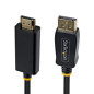 StarTech.com 3m DisplayPort to HDMI Adapter Cable with Gripping Connectors, 4K 60Hz, HDR, Uni-Directional DP to HDMI Video