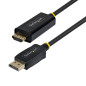 StarTech.com 3m DisplayPort to HDMI Adapter Cable with Gripping Connectors, 4K 60Hz, HDR, Uni-Directional DP to HDMI Video