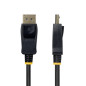StarTech.com 3m DisplayPort to HDMI Adapter Cable with Gripping Connectors, 4K 60Hz, HDR, Uni-Directional DP to HDMI Video