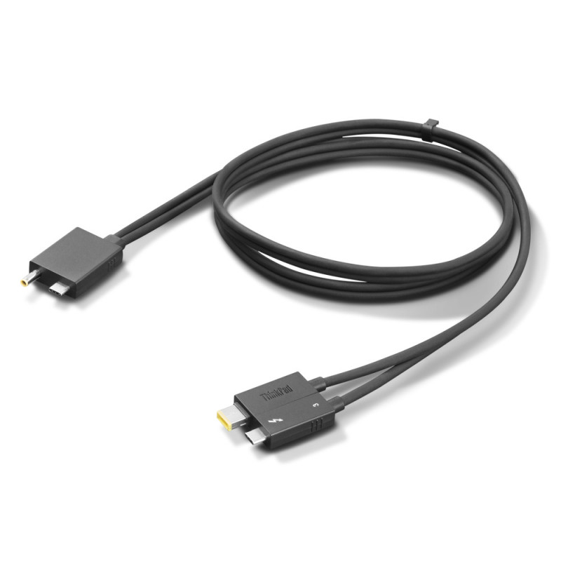 Lenovo 4X91K16970 Cavo Thunderbolt 0,7 m 40 Gbit/s Nero Lenovo 4X91K16970 Cavo Thunderbolt 0,7 m 40 Gbit/s Nero