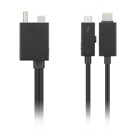 Lenovo 4X91K16970 Cavo Thunderbolt 0,7 m 40 Gbit/s Nero