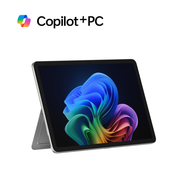 Microsoft Surface Pro 12" Snapdragon 256 GB 30,5 cm (12") 16 GB Wi-Fi 7 (802.11be) Windows 11 Home Platino